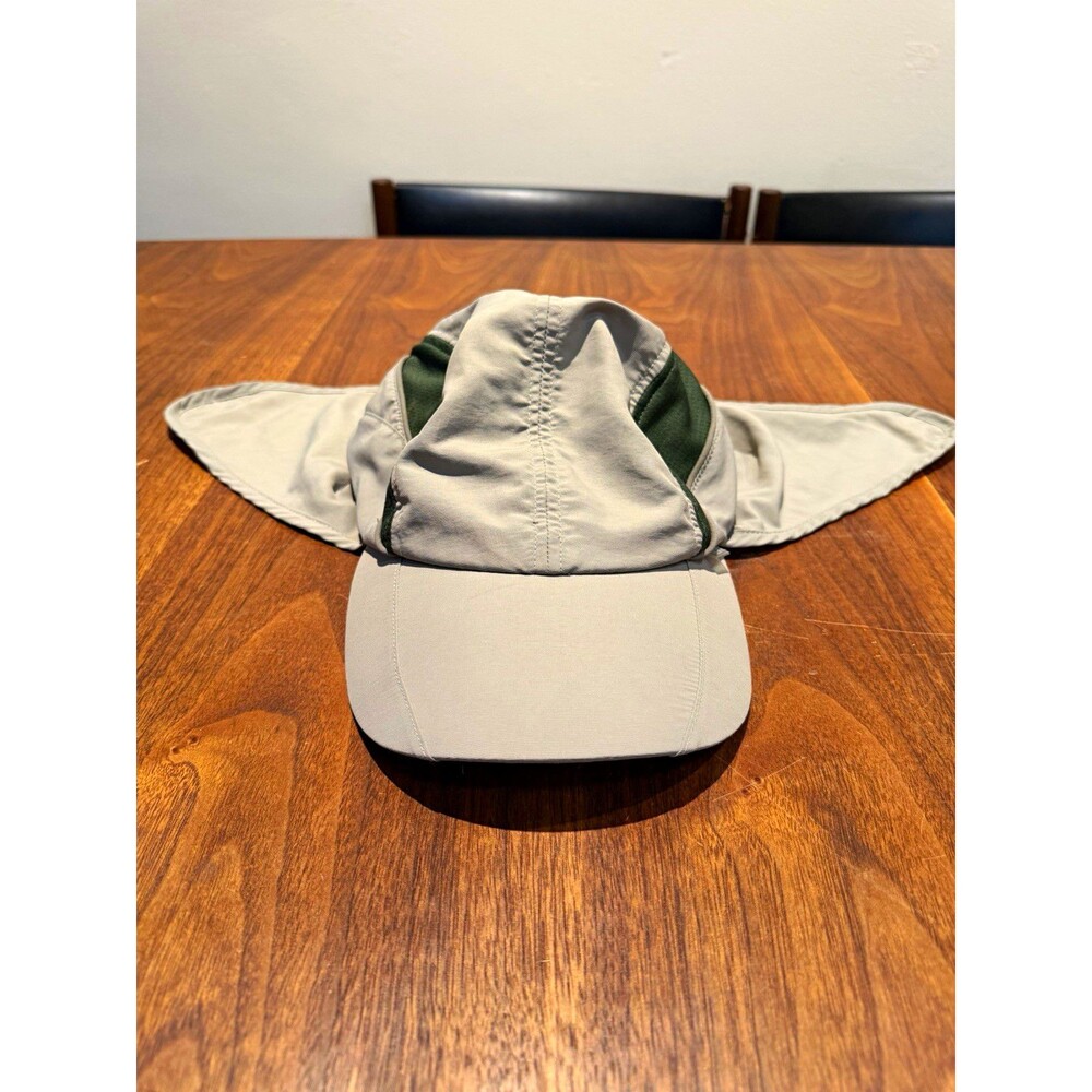 REI Convertible Sun Hat w/ Neck Flap Magnetic Panels Gray OSFA Nylon Hiking